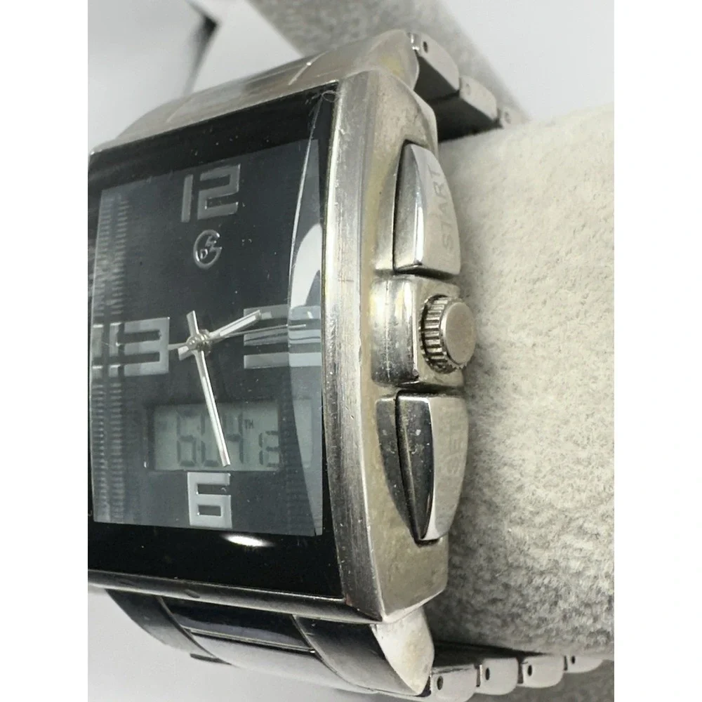 George‎ GEO22940W Mens Tank Watch New Battery 34MM 8